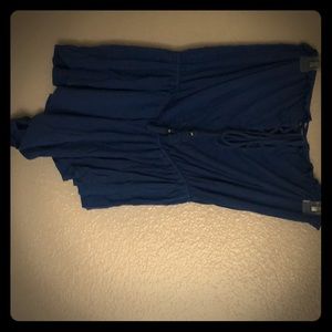A blue romper